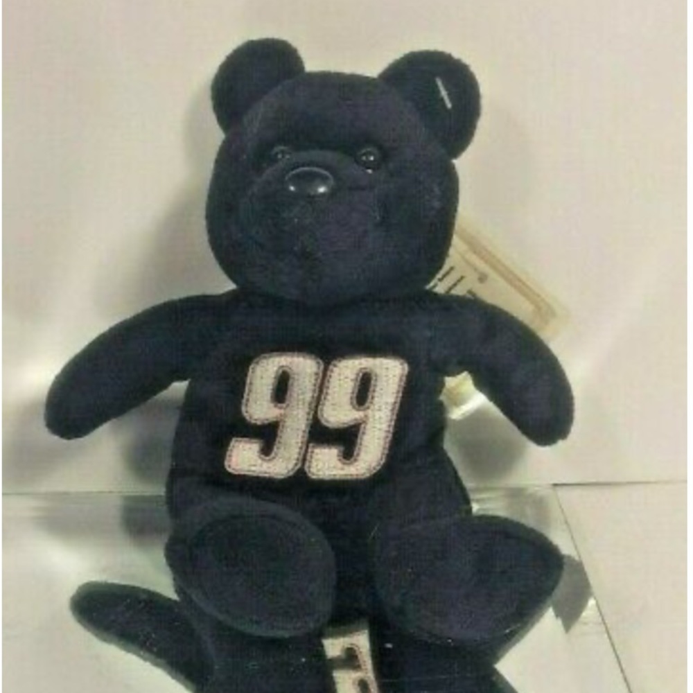 JEFF BURTON 99 NASCAR BEARS BEANIE JULY 1999